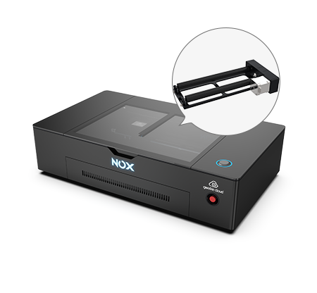 Cortadora y grabadora láser de CO2 de (50 W) NOX