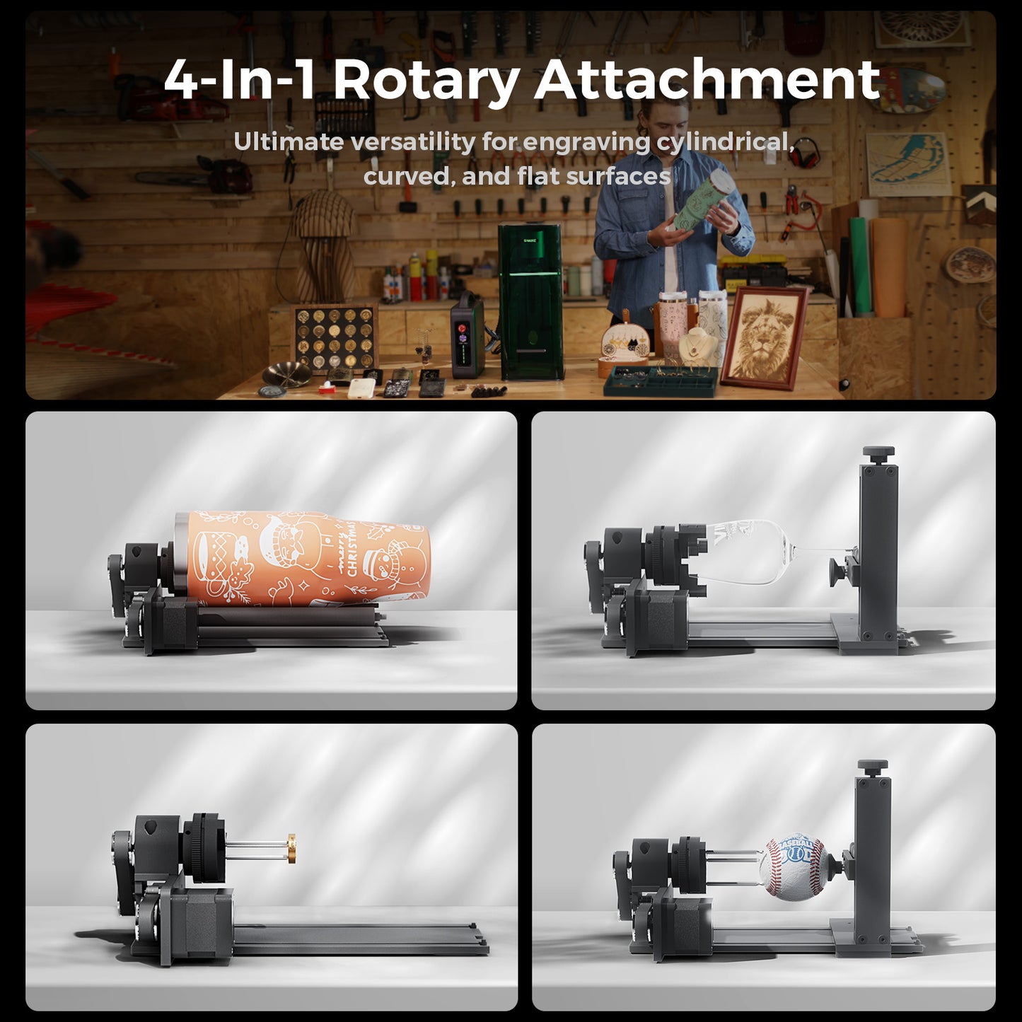 Gweike G3 60W/30W MOPA Fiber & 40W Diode Dual Laser Engraver